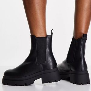 ASOS Archer Chunky Chelsea Boot - Wide Fit